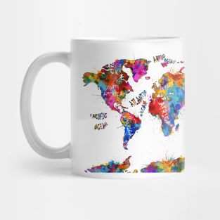 world map Mug